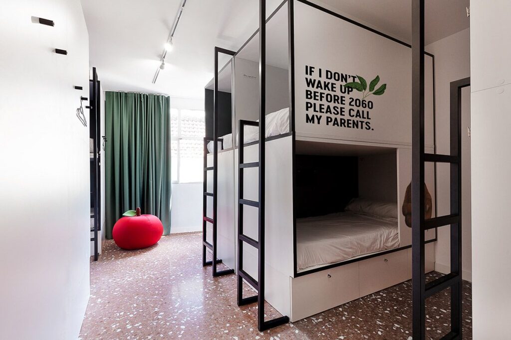 Dorm room at 2060 The Newton Hostel in Madrid